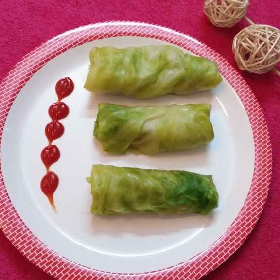 চিকেন স্টাফড ক্যাবেজ রোল রেসিপি