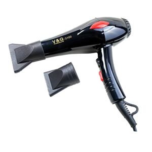 V&G Professional 3100 Hair Dryer (Black)
