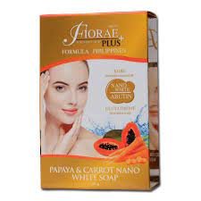 fiorae plus papaya and carrot nano white soap fiorae papaya soap fiorae whitening soap review fiorae whitening soap